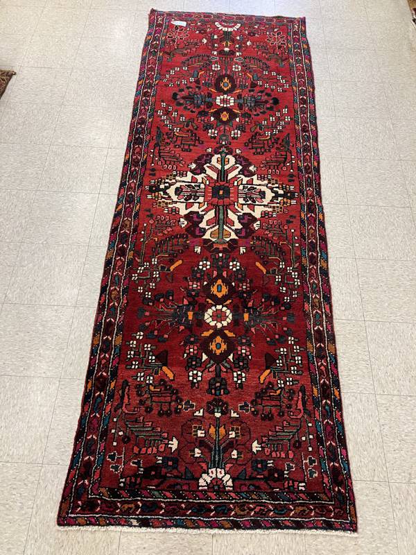Rug Design: Hamedan Persian  Rug#: 110220 Rug Size: 3.4 ft x9.9 ft