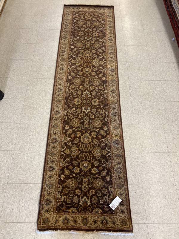 Rug Design: Kashan India Rug#: 114788 Rug Size: 2.6 ft x10 ft