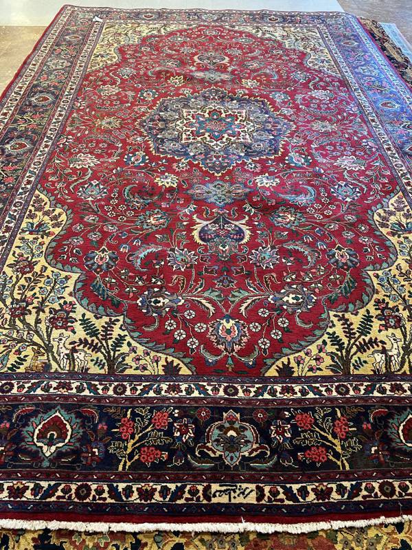 Rug Design: Tabriz Persian  Rug#: 13400036 Rug Size: 10.2 ft x 15.7 ft