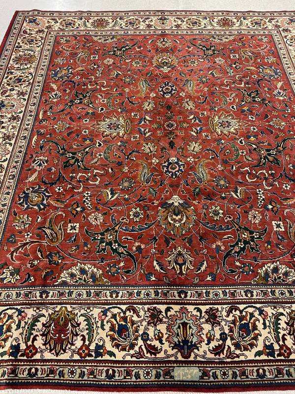 Rug Design: Tabriz Persian Rug#: 1478 Rug Size: 10 ft x11ft