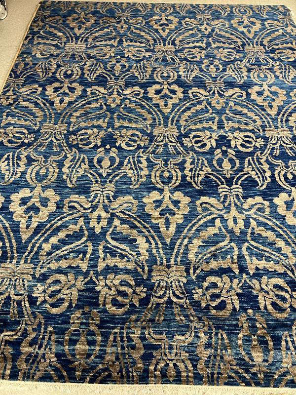 Rug Design:  Wool - Modern India Rug#: 2019382 Rug Size: 9 ft x12 ft
