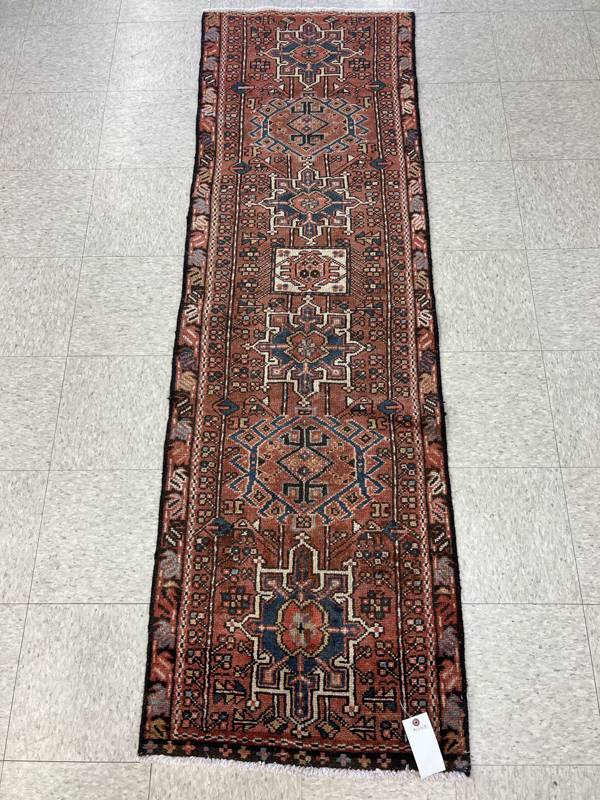 Rug Design: Heriz Persian  Rug#: 2022 Rug Size: 2.3 ft x7 ft