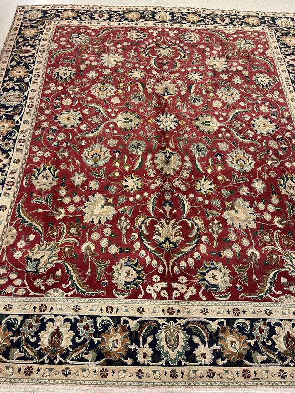 Rug Design: Tabriz Persian Rug#: 419 Rug Size: 9 ft x10.10ft