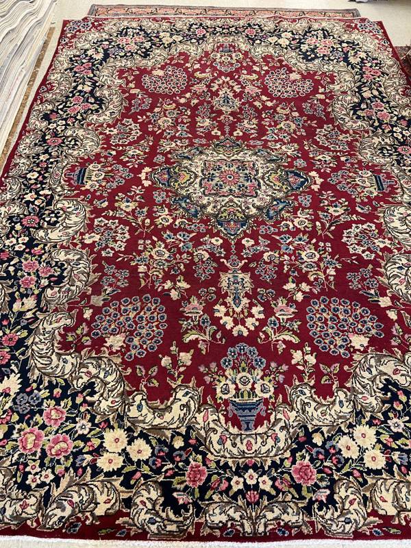 Rug Design: Kerman Persian Rug#: 4468 Rug Size: 8.2 ft x 11.6ft
