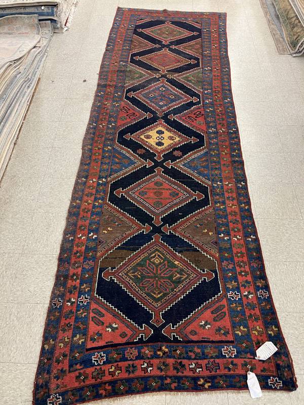 Rug Design: Bijar Persian  Rug#: 45001 Rug Size: 4 ft x13.1 ft