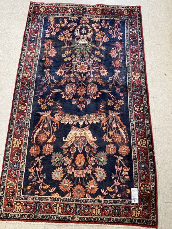 Rug Design: Tabriz Persian Rug#: 4997 Rug Size: 4.3 ft x 7.2 ft