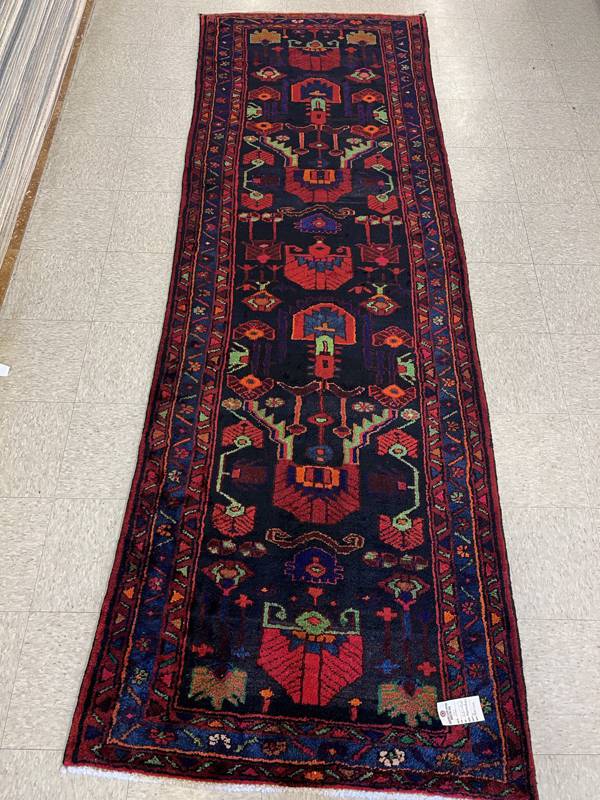 Rug Design: Hamedan Persian  Rug#: 512  Rug Size: 3.5 ft x10.2 ft