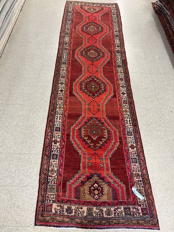 Rug Design: Heriz Persian  Rug#: 516 Rug Size: 3.4 ft x12.8 ft