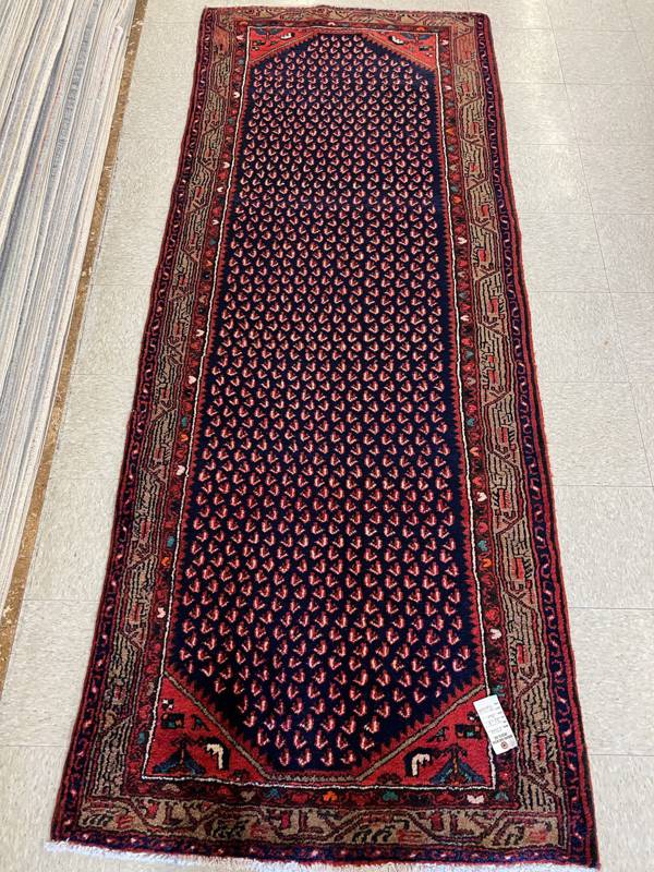 Rug Design: Mir Persian  Rug#: 55131 Rug Size: 3.7 ft x9 ft