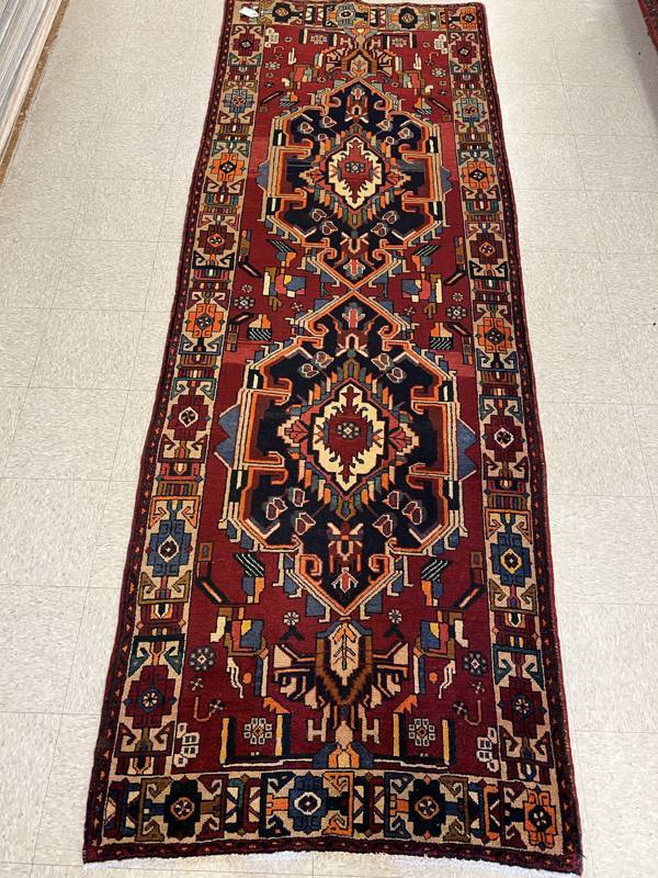 Rug Design: Heriz Persian  Rug#: 5642 Rug Size: 3.10 ft x10.8 ft