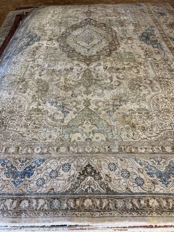 Rug Design: Tabriz Persian  Rug#: 5663 Rug Size: 11.9x17.9 ft