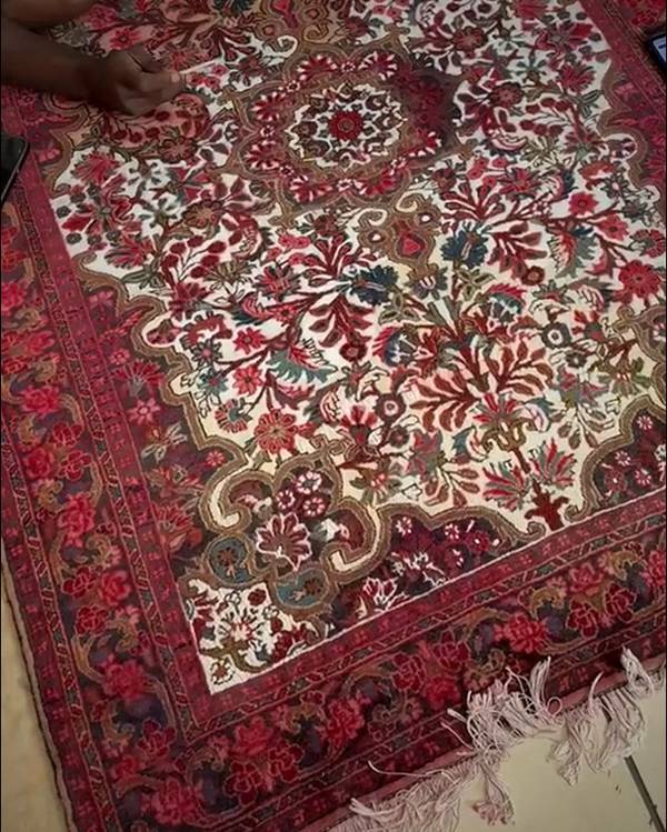 Heriz Red Stain Removal